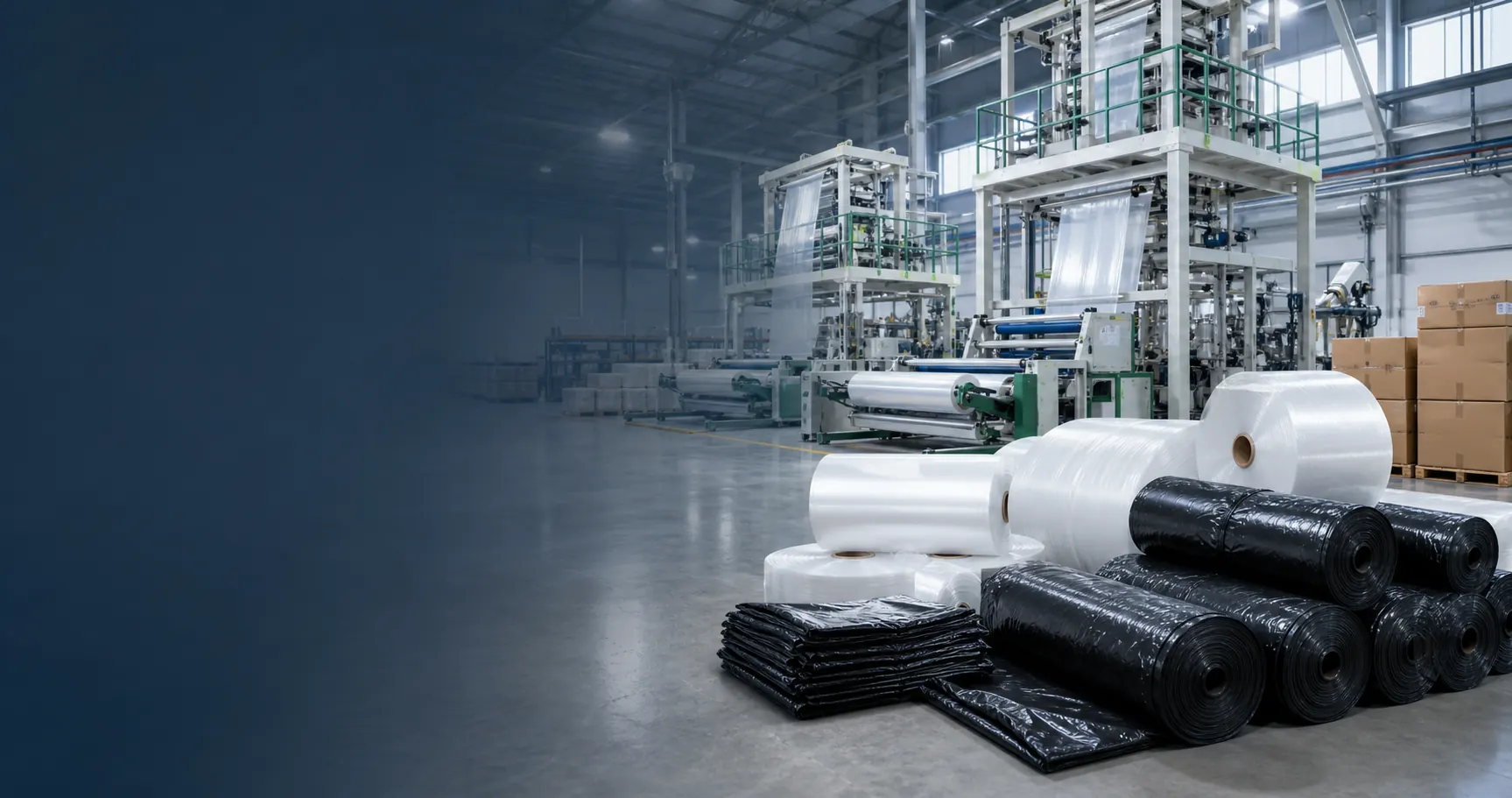 Industrial heavy duty garbage bag manufacturer