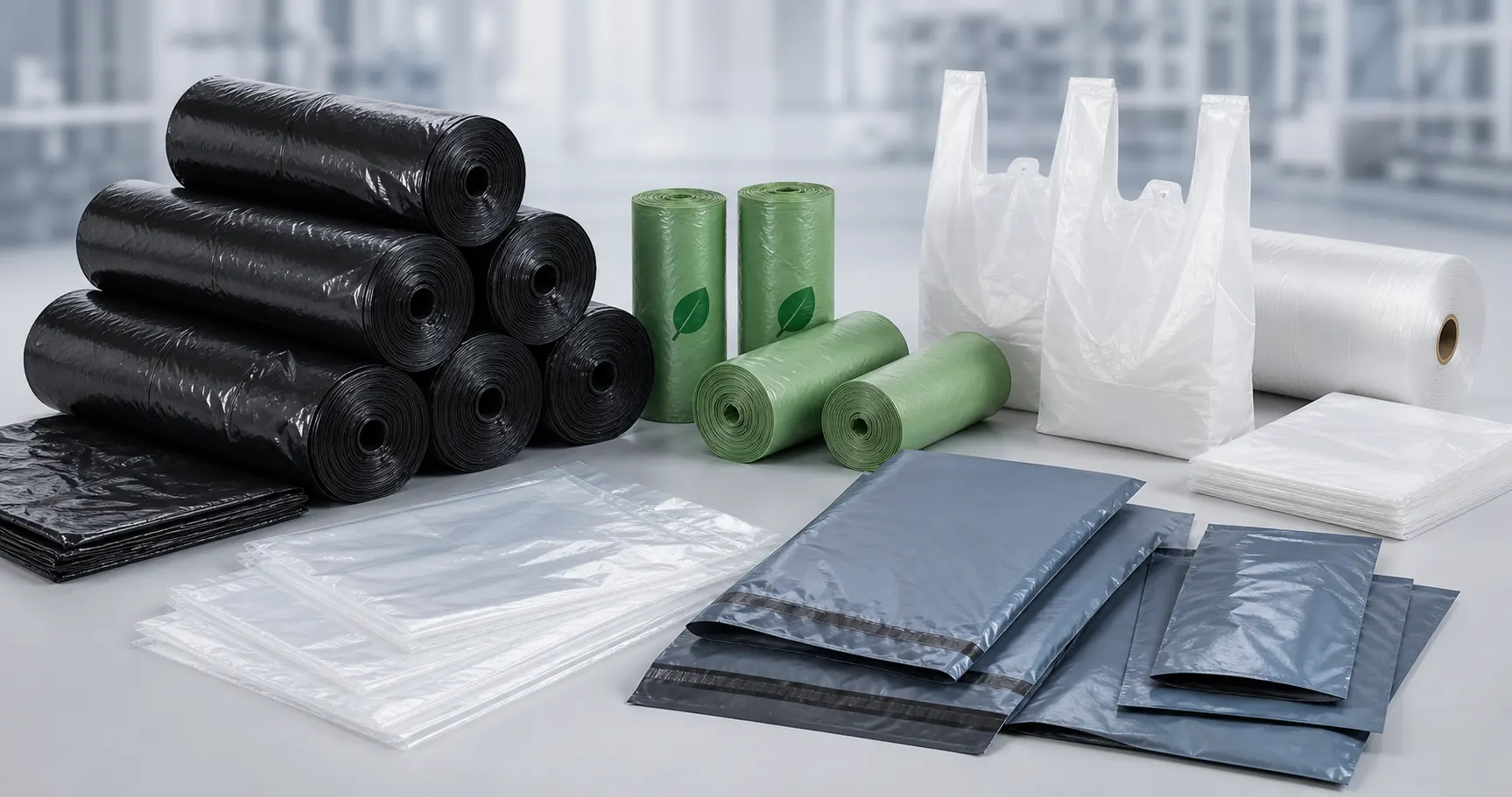 Plastic bag product quality inspection and certified product range